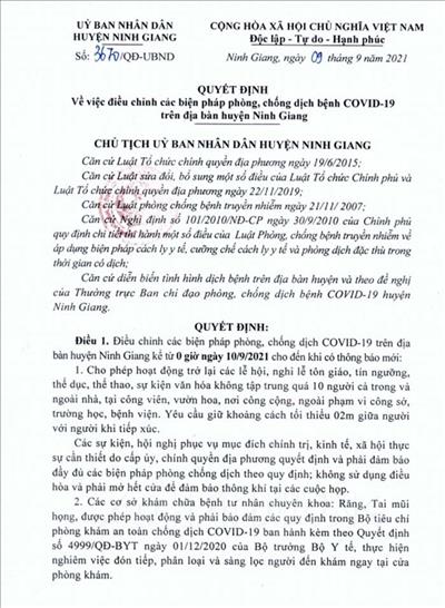 Ninh Giang (Hải Dương): Các lễ hội, tín ngưỡng, thể thao được hoạt động trở lại