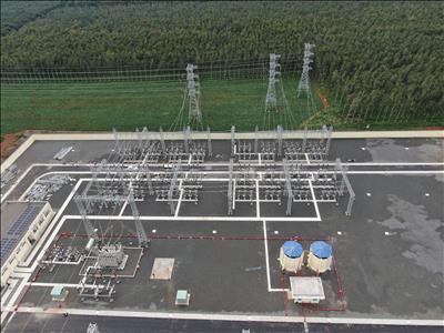 Đắk Lắk: Đóng điện máy biến áp AT1 thuộc dự án Trạm biến áp 220kV Krông Ana