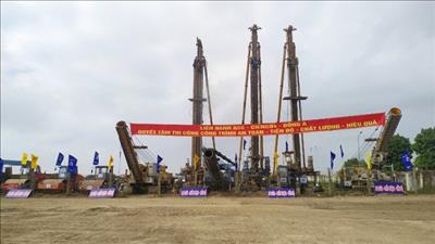 Khởi công dự án mở rộng sân đỗ máy bay Cảng hàng không quốc tế Cát Bi