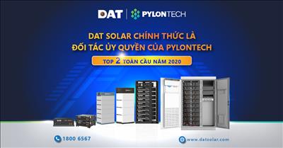 DAT SOLAR chính thức là đối tác ủy quyền của PylonTech – Top 2 toàn cầu năm 2020