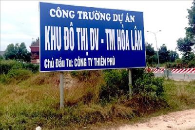 Dự án Khu dân cư Hòa Lân: Doanh nghiệp 