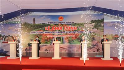 Hải Phòng: Xây dựng công viên cây xanh tại phường Lạch Tray