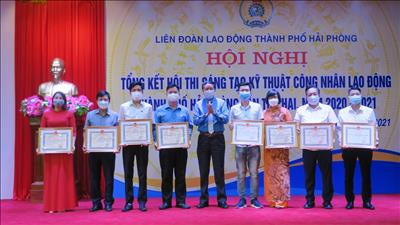 Hơn 100 hồ sơ dự thi Sáng tạo kỹ thuật công nhân lao động Hải Phòng có kết quả tốt, góp phần phát triển KT-XH