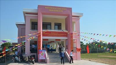 Hà Tĩnh: Nhiều nhà văn hóa cộng đồng được đưa vào sử dụng trước mùa mưa lũ