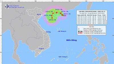 Biển Đông đón cơn bão số 3