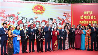 Tổng Bí thư Tô Lâm tham gia bầu cử tại phường Ba Đình, Hà Nội