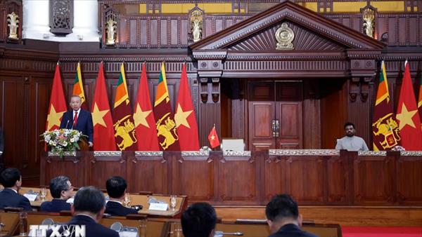 Việt Nam - Sri Lanka nâng cấp quan hệ lên Đối tác toàn diện