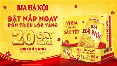 Bia Hà Nội – vị bia làm nên sắc Tết tài lộc với chương trình khuyến mại hấp dẫn