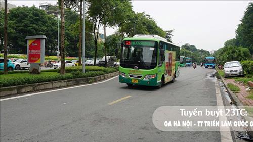 Tăng cường nhiều tuyến buýt phục vụ người dân tham quan Triển lãm thành tựu kinh tế - xã hội