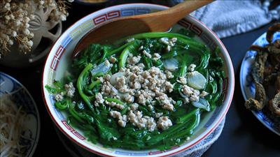 Lợi ích sức khỏe của rau cải cúc