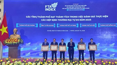 Công bố Bộ chỉ số đánh giá kết quả thực hiện các FTA của địa phương