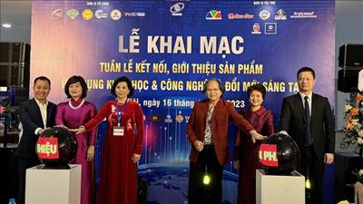 Kết nối, giới thiệu sản phẩm ứng dụng khoa học công nghệ và đổi mới sáng tạo