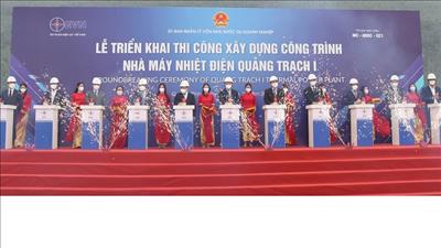 Thi công xây dựng công trình Nhà máy nhiệt điện Quảng Trạch I