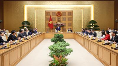 Thủ tướng đề nghị các doanh nghiệp nước ngoài hợp tác cùng Việt Nam phát triển hệ sinh thái bán dẫn