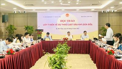 Ủy ban Kinh tế của Quốc hội lấy ý kiến dự án Luật Dầu khí (sửa đổi)