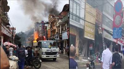 Nhân viên Điện lực Sa Pa cứu 2 cháu bé thoát khỏi vụ cháy, nổ cửa hàng gas