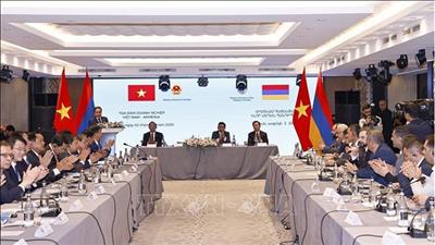 Khuyến khích hợp tác phát triển phần mềm, trí tuệ nhân tạo giữa doanh nghiệp Việt Nam và Armenia