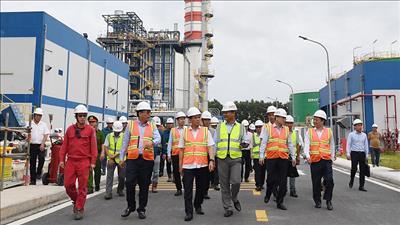 Phó Thủ tướng Bùi Thanh Sơn kiểm tra tiến độ dự án Nhà máy điện Nhơn Trạch 3, 4