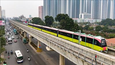 Thành phố Hà Nội thúc đẩy phát triển hệ thống đường sắt đô thị