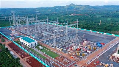 Đóng điện TBA 500kV dự án Nhà máy điện gió Ea Nam