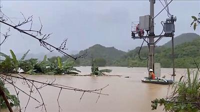 EVN yêu cầu các đơn vị tập trung khắc phục hậu quả mưa lũ