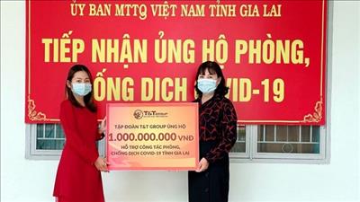 Tập đoàn T&T Group ủng hộ 2 tỷ đồng giúp Gia Lai chống dịch COVID-19