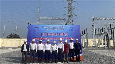 Đóng điện và đưa vào sử dụng trạm biến áp 110kV Nhân Mỹ