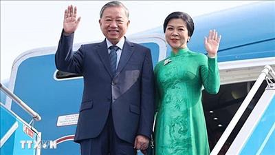 Tổng Bí thư Tô Lâm và Phu nhân lên đường thăm cấp Nhà nước Đại Hàn Dân Quốc