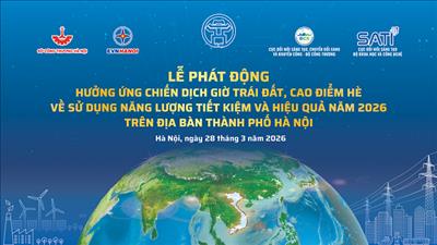 Thành phố Hà Nội tổ chức các hoạt động hưởng ứng chiến dịch Giờ Trái đất 2026