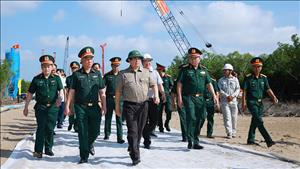 Thủ tướng kiểm tra, đôn đốc một số dự án hạ tầng chiến lược tại Cà Mau