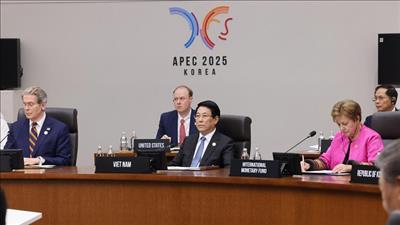 Chủ tịch nước dự phiên thứ nhất của Hội nghị các nhà lãnh đạo APEC 2025