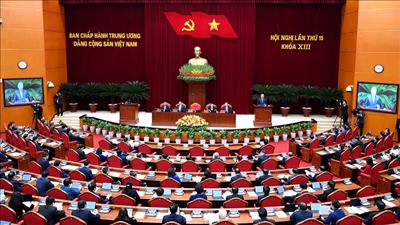 Khai mạc Hội nghị lần thứ 15 Ban Chấp hành Trung ương Đảng khóa XIII