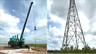 Tập trung nguồn lực, đẩy nhanh tiến độ dự án đường dây 500kV Hải Phòng – Thái Bình