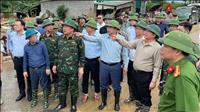 Đoàn công tác Chính phủ kiểm tra công tác khắc phục hậu quả mưa lũ tại Mường Than