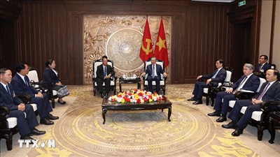 Tổng Bí thư, Chủ tịch nước Tô Lâm tiếp Thường trực Ban Bí thư Trung ương Đảng Nhân dân Cách mạng Lào