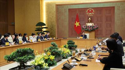 Phó Thủ tướng Thường trực Chính phủ Phạm Gia Túc làm việc với các doanh nghiệp Hoa Kỳ