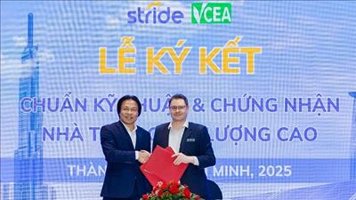 Văn phòng đại diện VCEA tại TPHCM và Stride ký kết hợp tác chiến lược