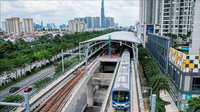 TPHCM điều chỉnh thời gian hoàn thành thi công metro số 1