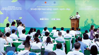 Phát động phong trào toàn dân tham gia bảo vệ môi trường vì một Việt Nam sáng – xanh – sạch – đẹp
