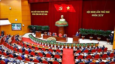 Kết luận Hội nghị lần thứ 2 BCH Trung ương Đảng về Kế hoạch phát triển kinh tế - xã hội, gắn với thực hiện mục tiêu tăng trưởng 