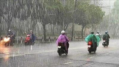 Mưa lớn ở nhiều khu vực trên cả nước