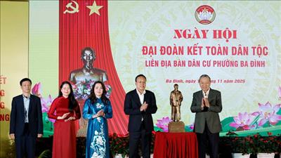 Hà Nội: Tổng Bí thư Tô Lâm dự Ngày hội Đại đoàn kết dân tộc phường Ba Đình