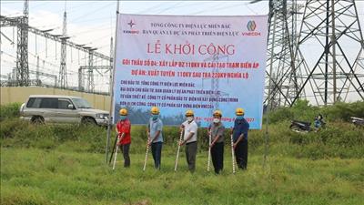 Khởi công dự án xuất tuyến 110kV sau TBA 220kV Nghĩa Lộ (Yên Bái)