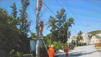 Khánh thành dự án đưa điện lưới quốc gia ra đảo Nhơn Châu bằng cáp ngầm