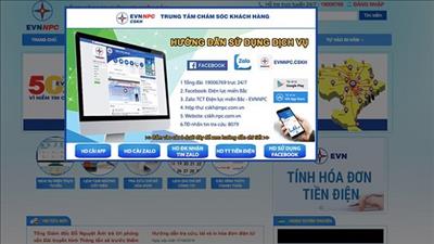 Điện lực miền Bắc mở rộng dịch vụ thu hộ tiền điện qua ví điện tử