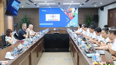 EVNNPC trao đổi kinh nghiệm về công tác thi công hotline, an ninh mạng với đối tác Pháp
