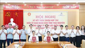 Tỉnh Thái Nguyên và EVNNPC tăng cường hợp tác phát triển hạ tầng điện