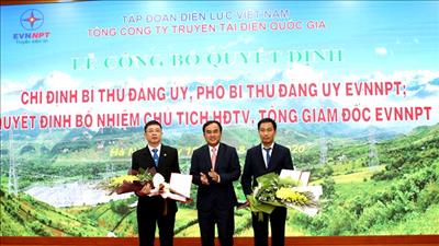 Bổ nhiệm Chủ tịch HĐTV và Tổng giám đốc Tổng công ty Truyền tải điện quốc gia