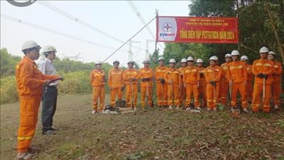 EVNNPT yêu cầu các đơn vị chủ động ứng phó với áp thấp nhiệt đới và mưa lớn