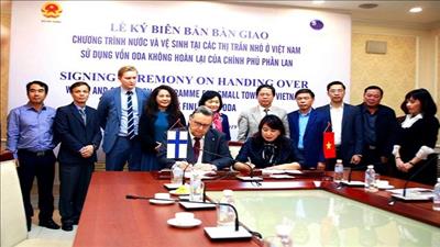 Phần Lan bàn giao Chương tình Nước và vệ sinh cho Việt Nam